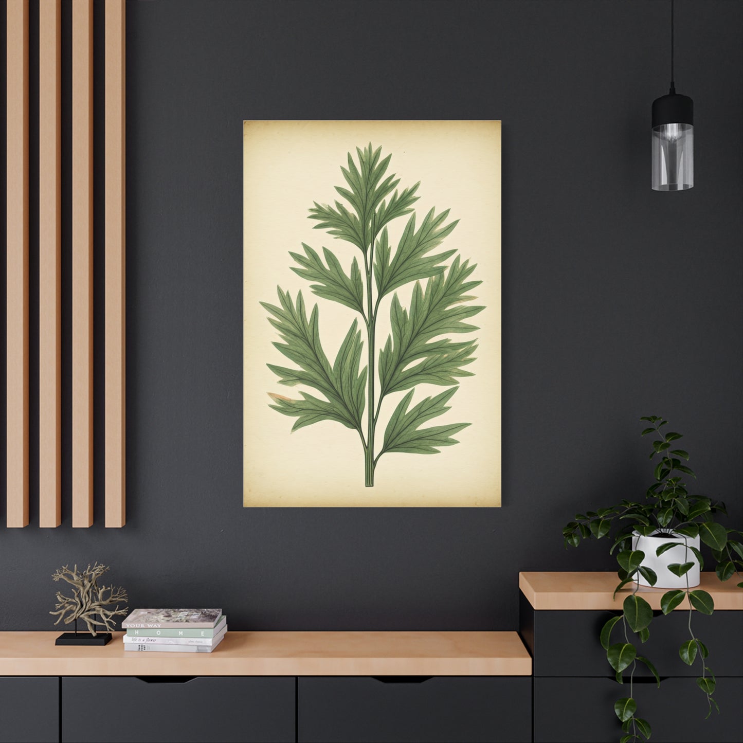 Botanical Herb Study Vintage Wall Art & Canvas Prints