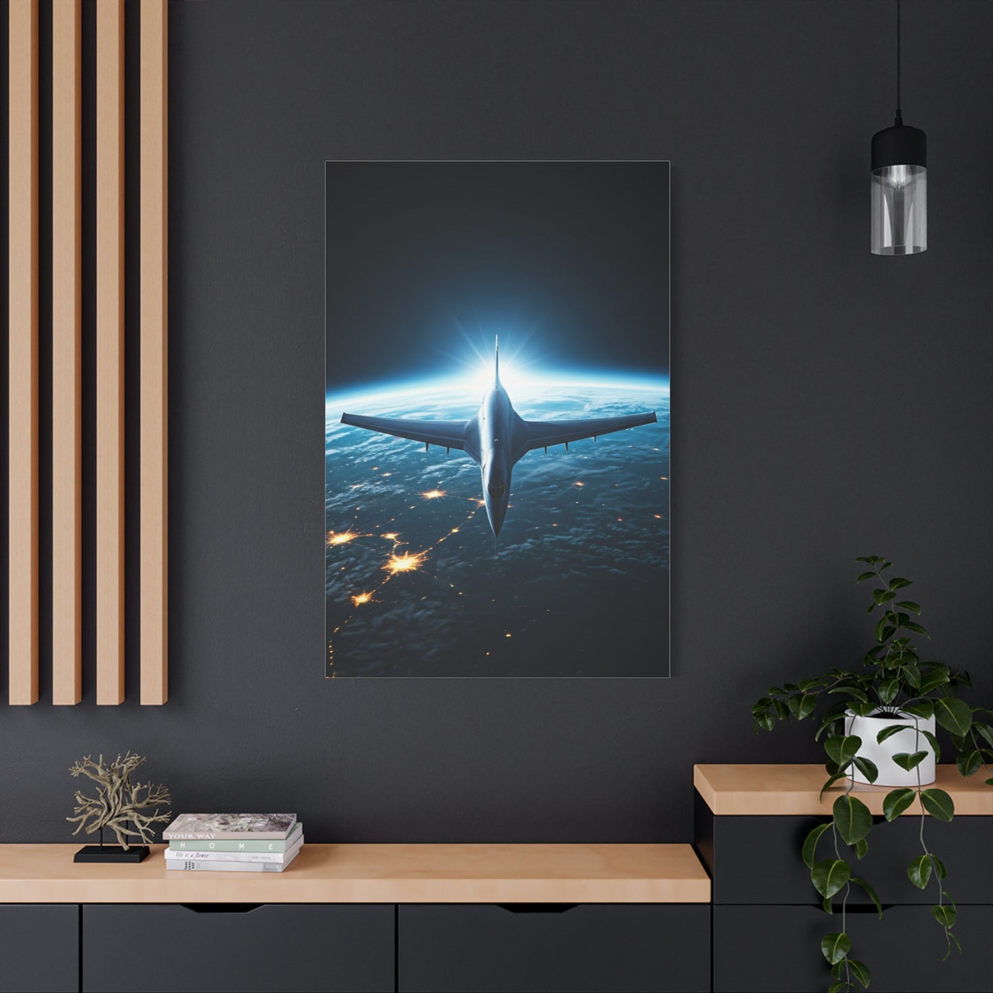 Space Edge Flight Perspective Wall Art & Canvas Prints