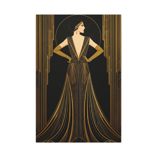 Grand Deco Evening Gown Elegance Wall Art & Canvas Prints