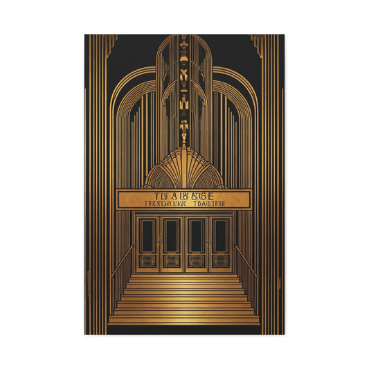 Grand Theatre Entrance Art Deco Wall Art & Canvas Prints