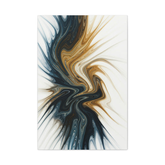 Gilded Current Flow Wall Art & Canvas Prints