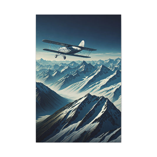 Mountain Range Aviation Escape Wall Art & Canvas Prints