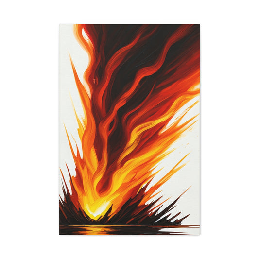 Rising Flame Abstract Wall Art & Canvas Prints