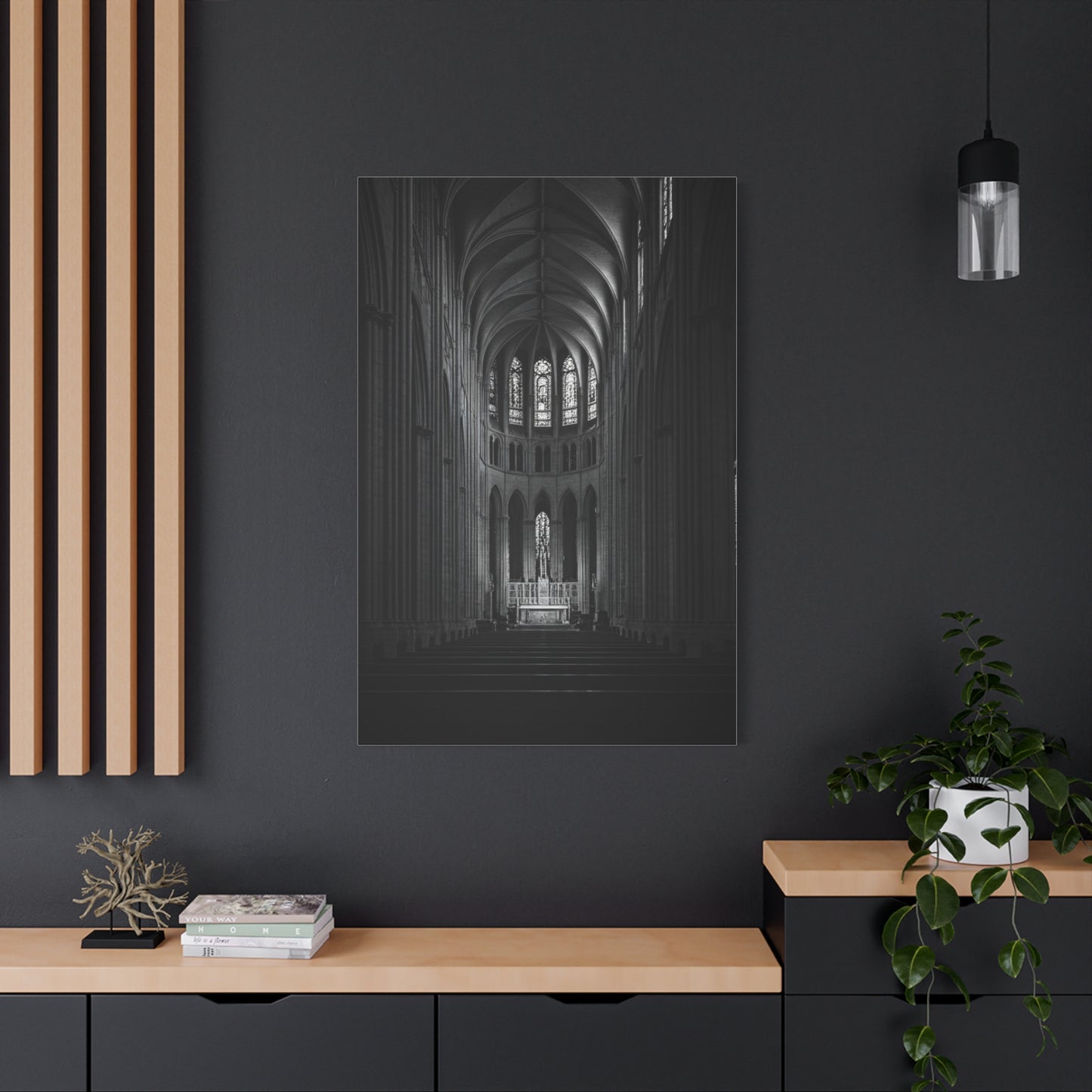 Gothic Cathedral Nave Light Wall Art & Canvas Prints