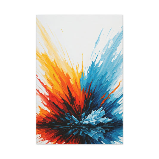 Vibrant Color Burst Abstract Wall Art & Canvas Prints