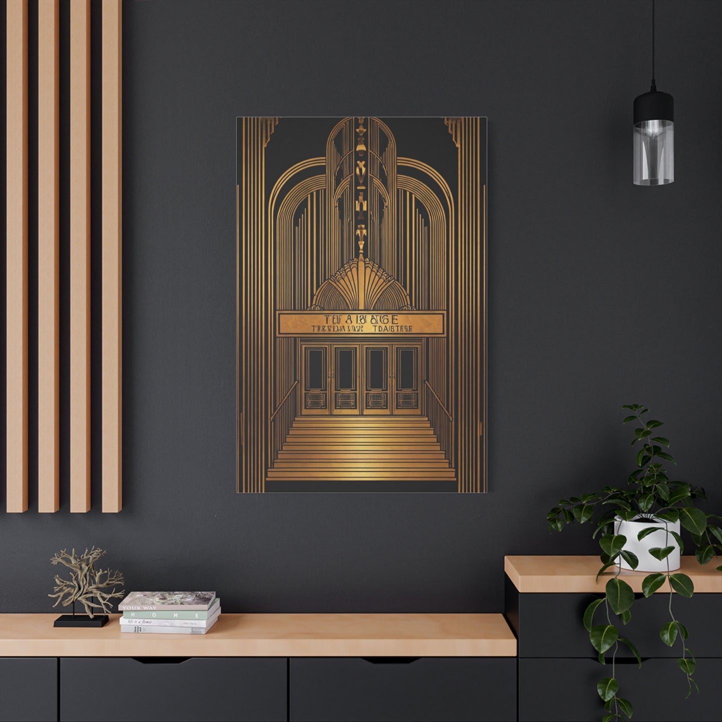 Grand Theatre Entrance Art Deco Wall Art & Canvas Prints