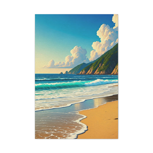Coastal Mountain Waves Wall Art & Canvas Prints