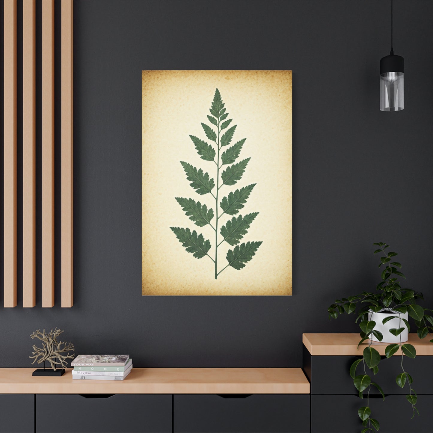 Vintage Fern Study Wall Art & Canvas Prints