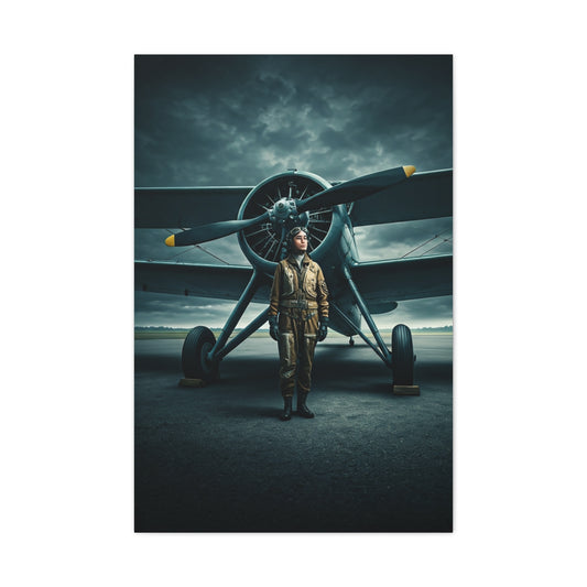 Pilot and Propeller Legacy Wall Art & Canvas Prints