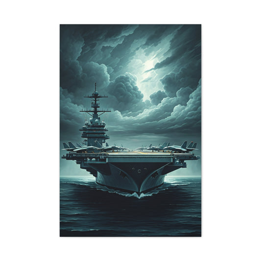 Stormfront Aircraft Carrier Wall Art & Canvas Prints
