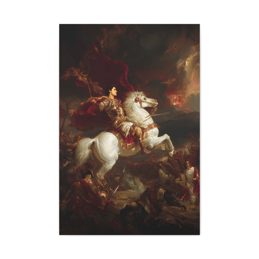 Alexander the Great Triumphant Battlefield Victory Wall Art & Canvas Print