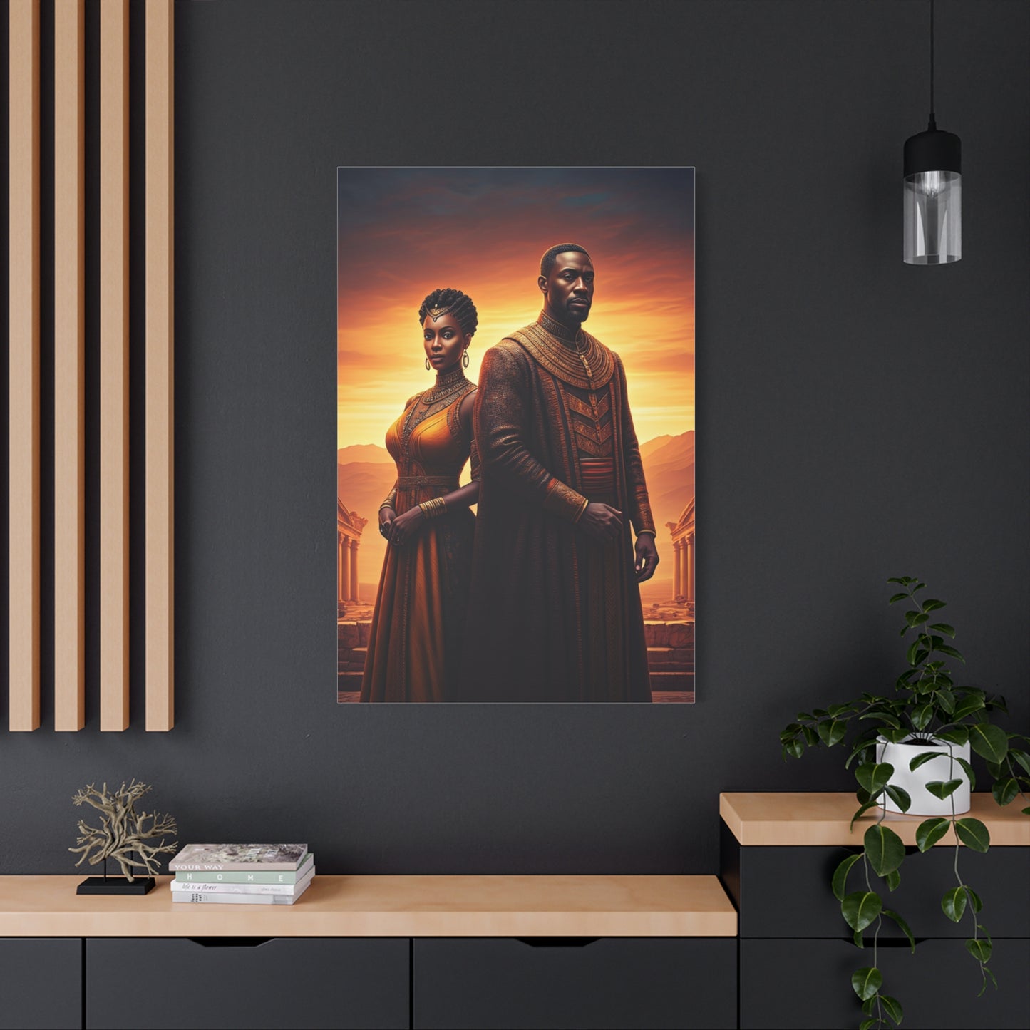 Royal Sunset Guardians Wall Art & Canvas Prints