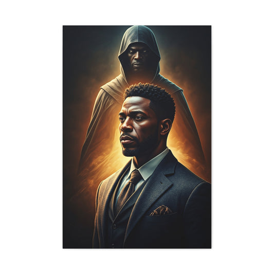 Shadow Guardian Portrait Wall Art & Canvas Prints