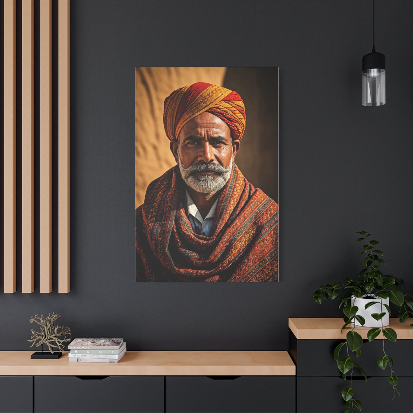 Desert Heritage Elder Portrait Wall Art & Canvas Prints