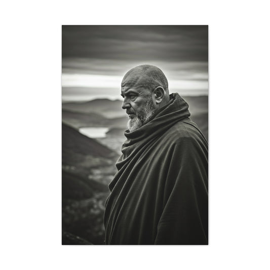 Contemplative Wanderer Portrait Wall Art & Canvas Prints