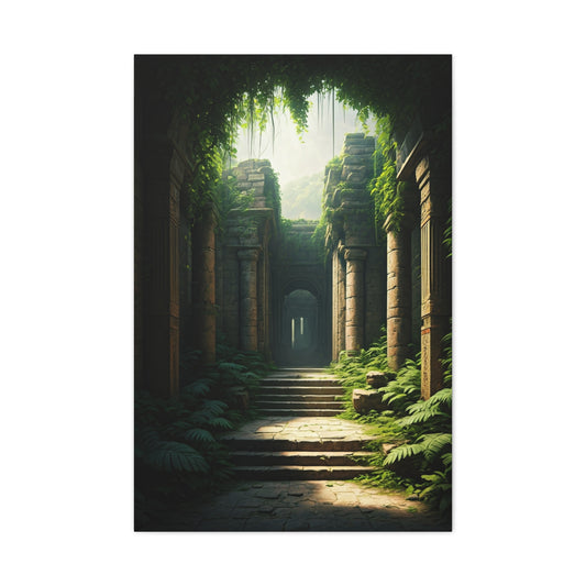 Temple Pathway of Light Wall Art & Canvas Prints