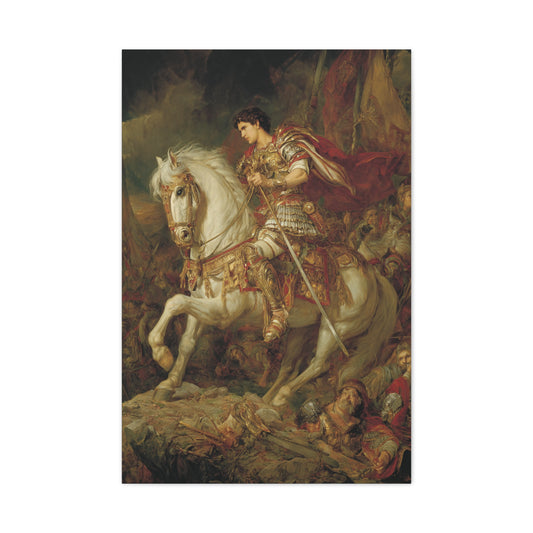 Alexander the Great Commanding The Battlefield Wall Art & Canvas Print