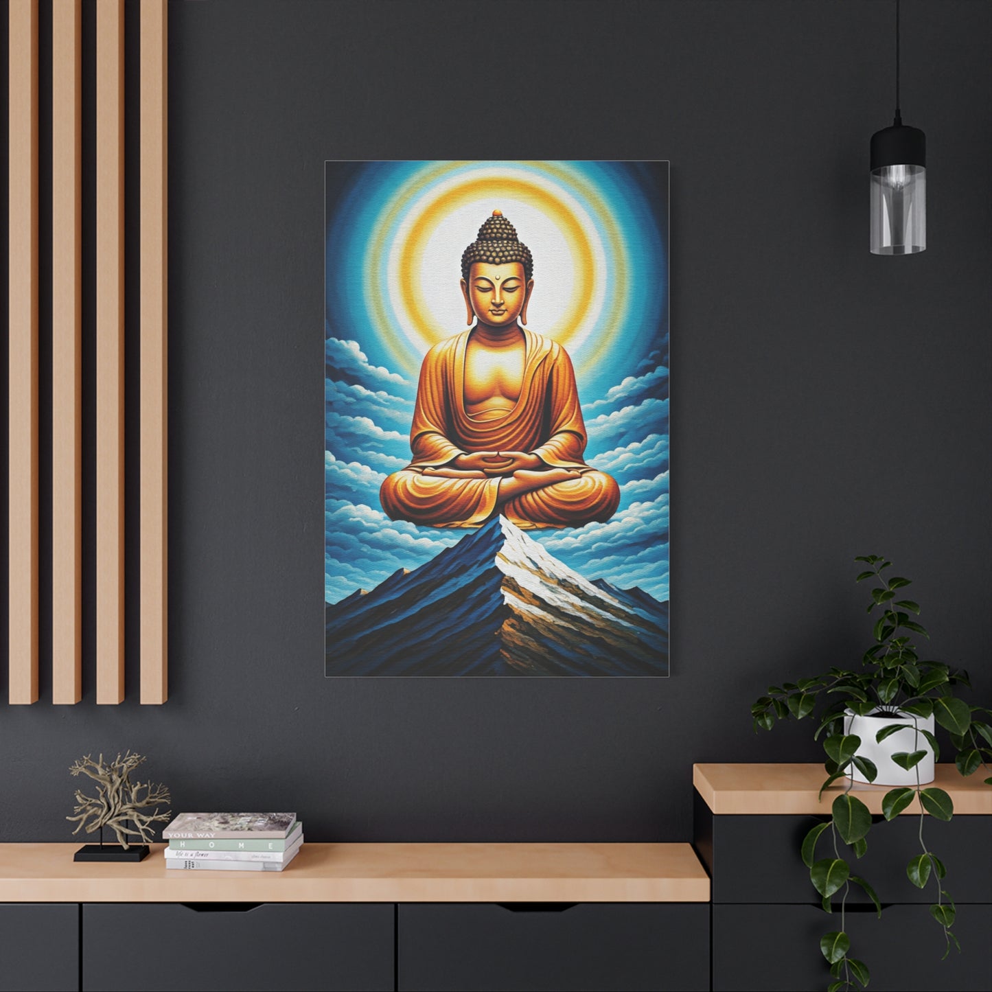 Celestial Buddha Above the Mountains