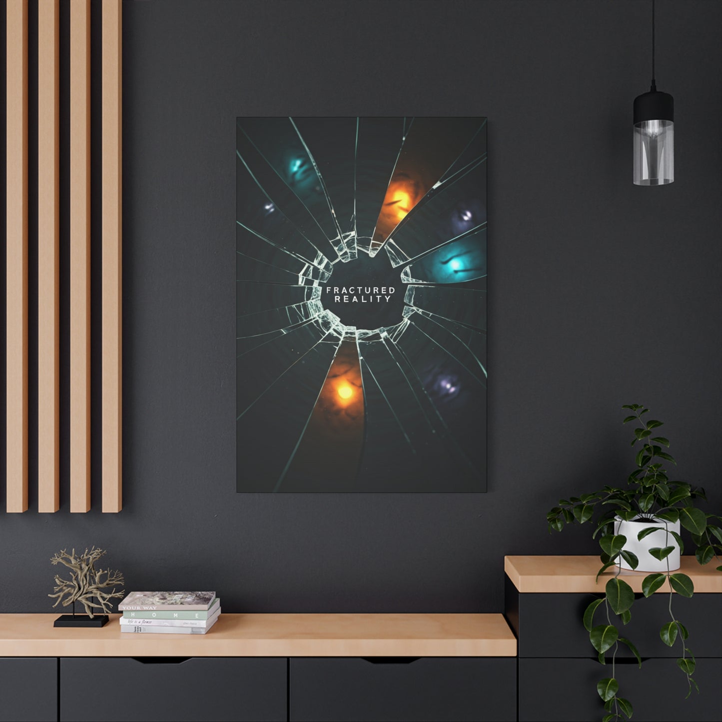 Fractured Reality Concept Wall Art & Canvas Prints