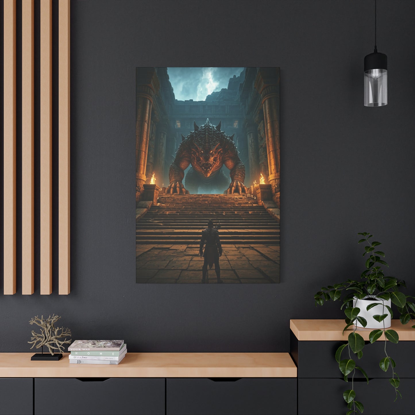 Colossal Dragon Guardian Wall Art & Canvas Prints