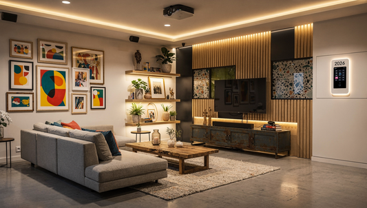 Create a Polished Look in Your Basement with Artistic Wall Styling Ideas