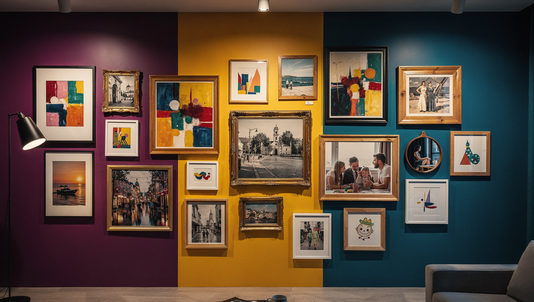 Tips for Arranging Picture Frames on a Gallery Wall to Highlight Your Home’s Personality