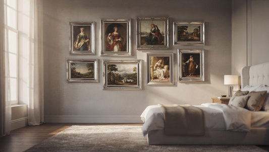 Elegant Silver Framed Pictures to Refresh Your Room with Timeless Charm