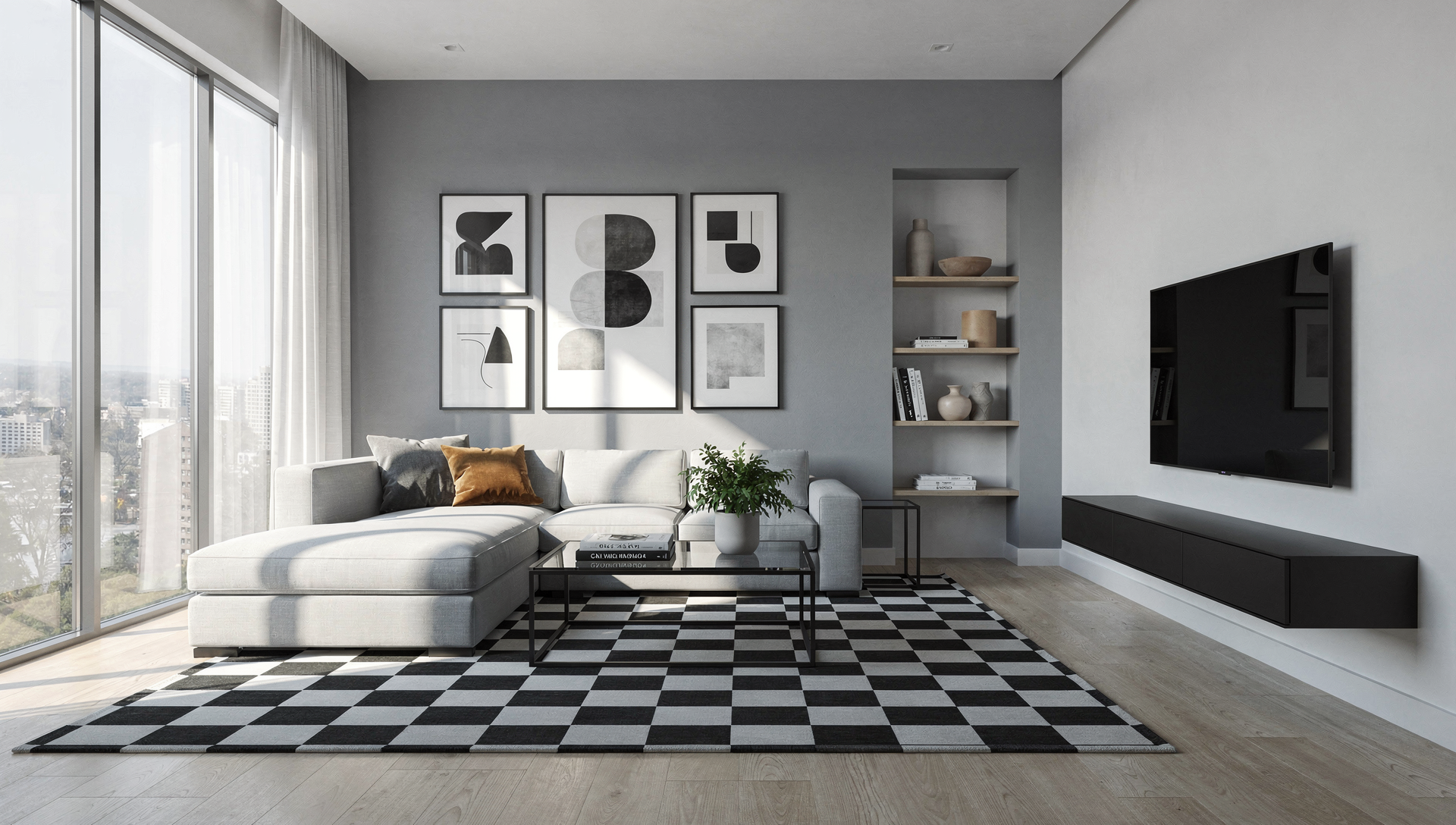 Transform Your Space with Contemporary Checkerboard Decor Ideas – Jodello