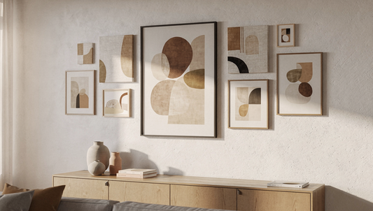 How to Mix and Match Framed and Unframed Art for a Cohesive Home Design