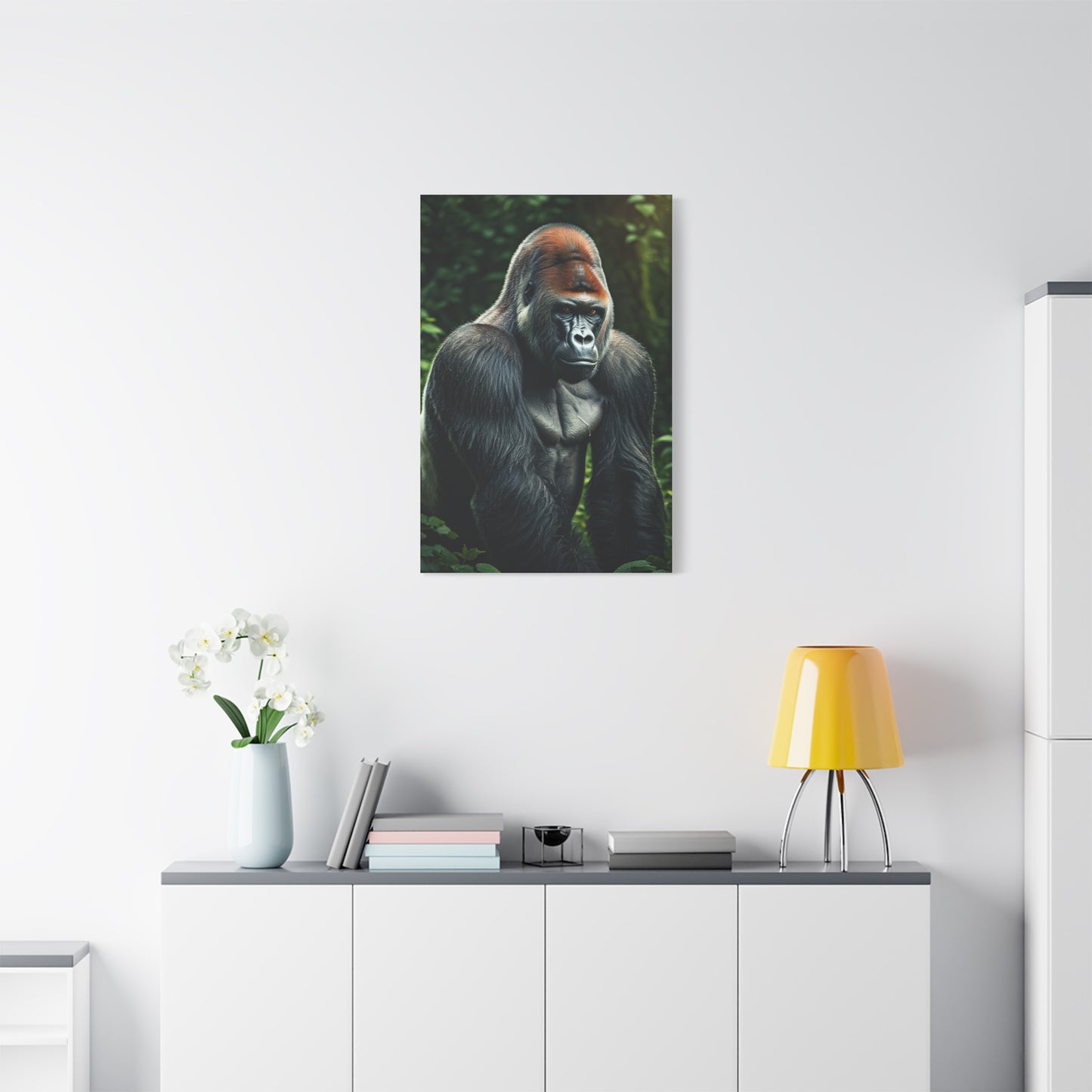 Silverback Strength Portrait Wall Art & Canvas Prints