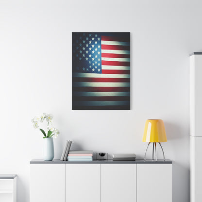 Minimalist Stars and Stripes Pride Wall Art & Canvas Prints