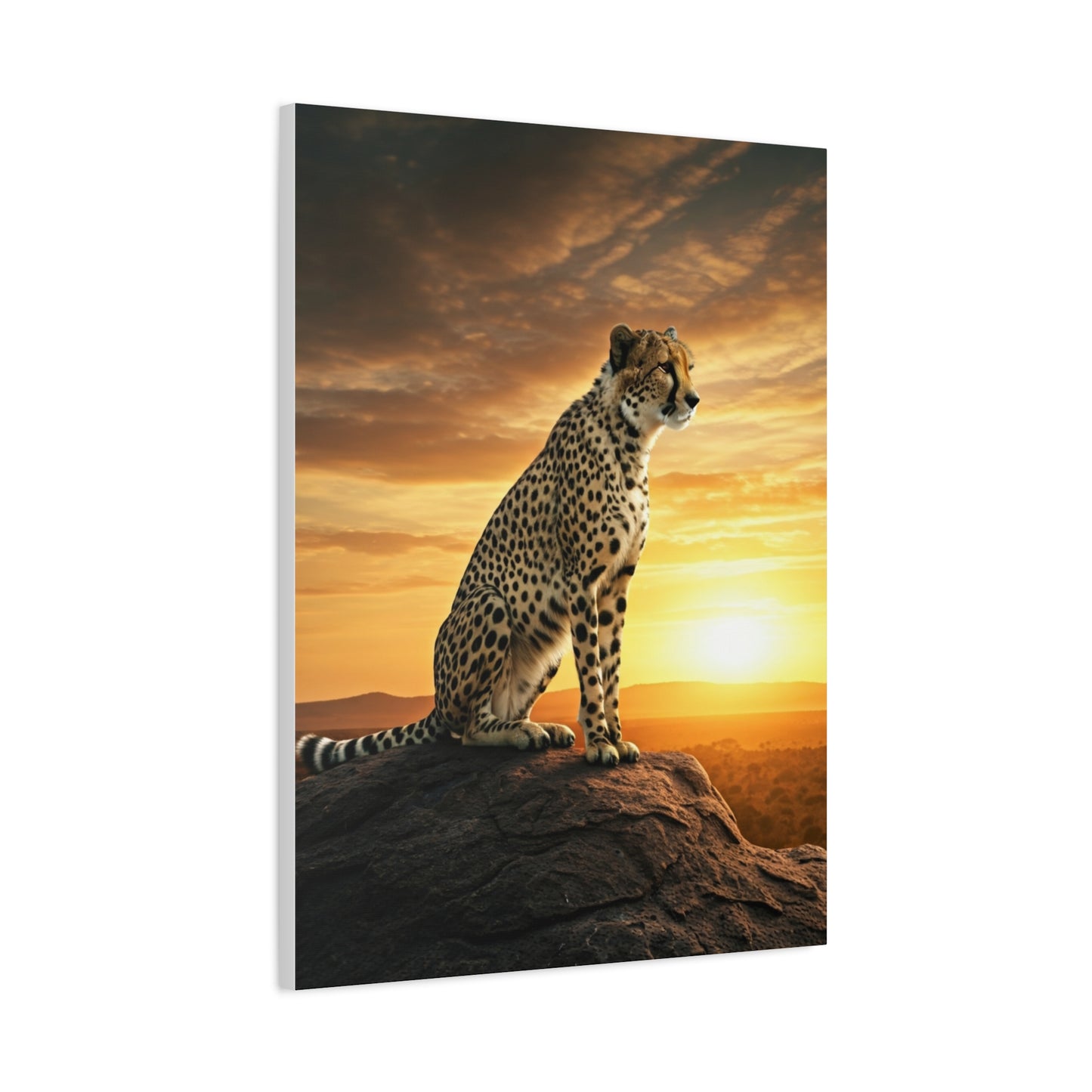 Giraffe at Dawn Wall Art & Canvas Prints