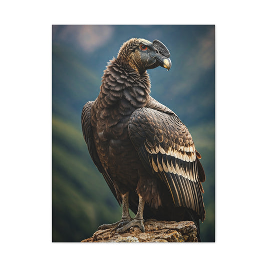 Andean Condor on Mountain Ledge Wall Art & Canvas Prints