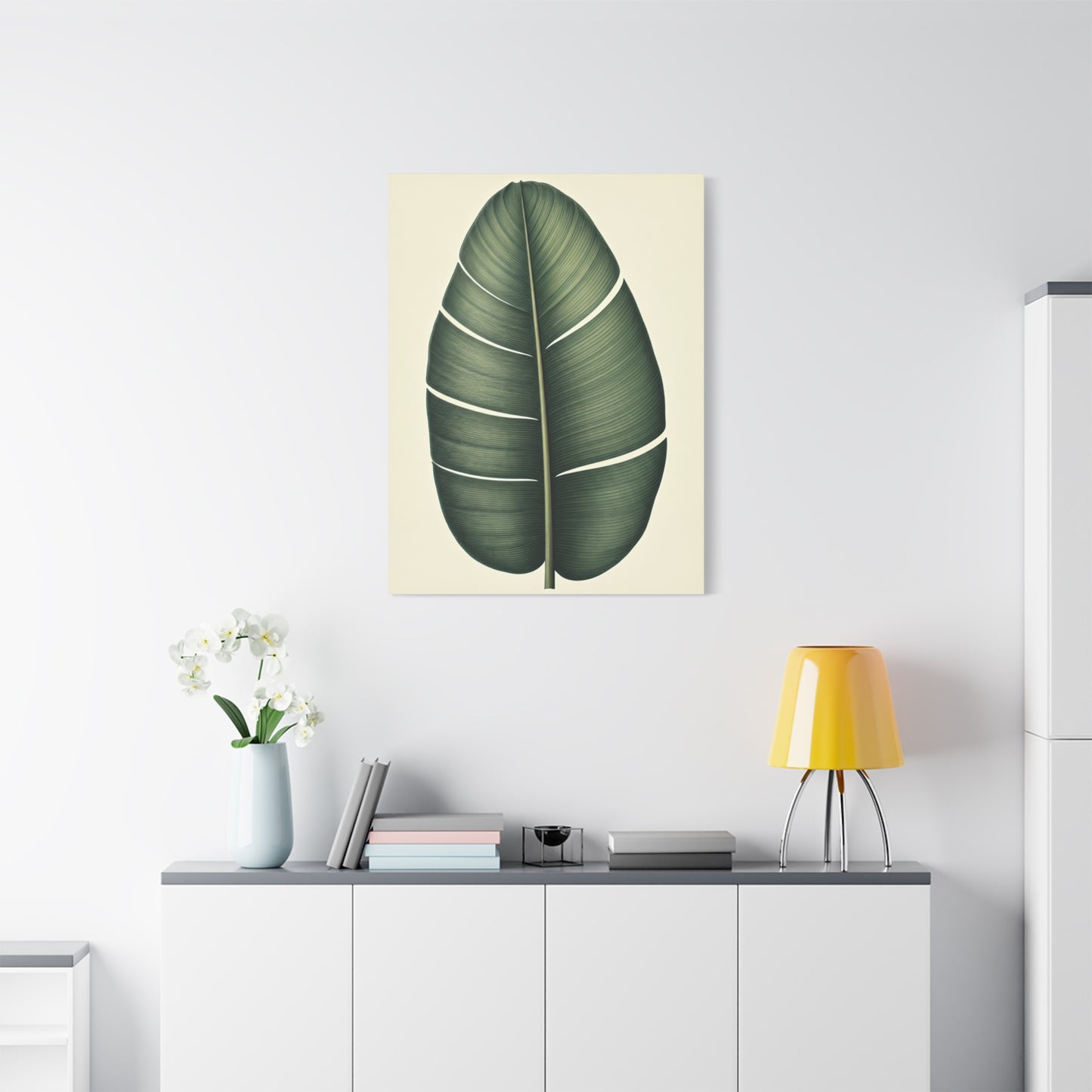 Tropical Leaf Study Illustration Wall Art & Canvas Prints