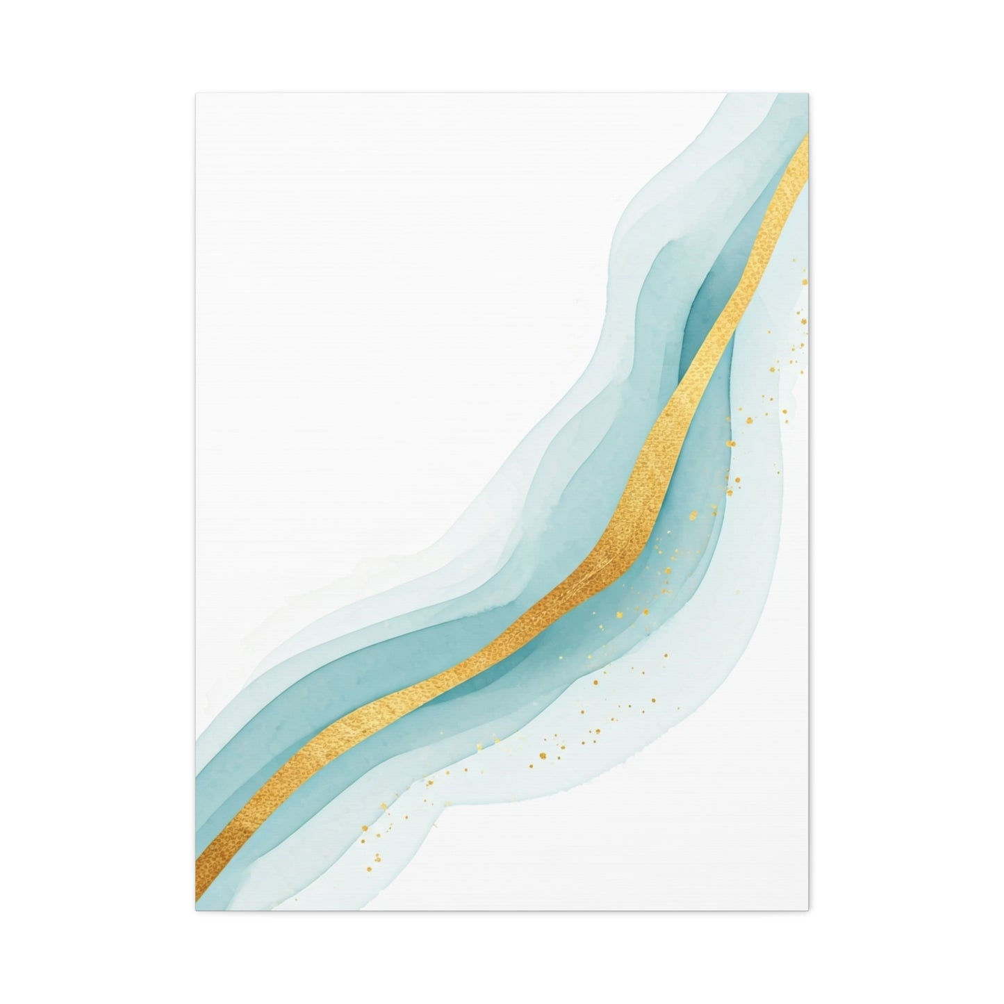 Gold Vein Flow Abstract Wall Art & Canvas Prints