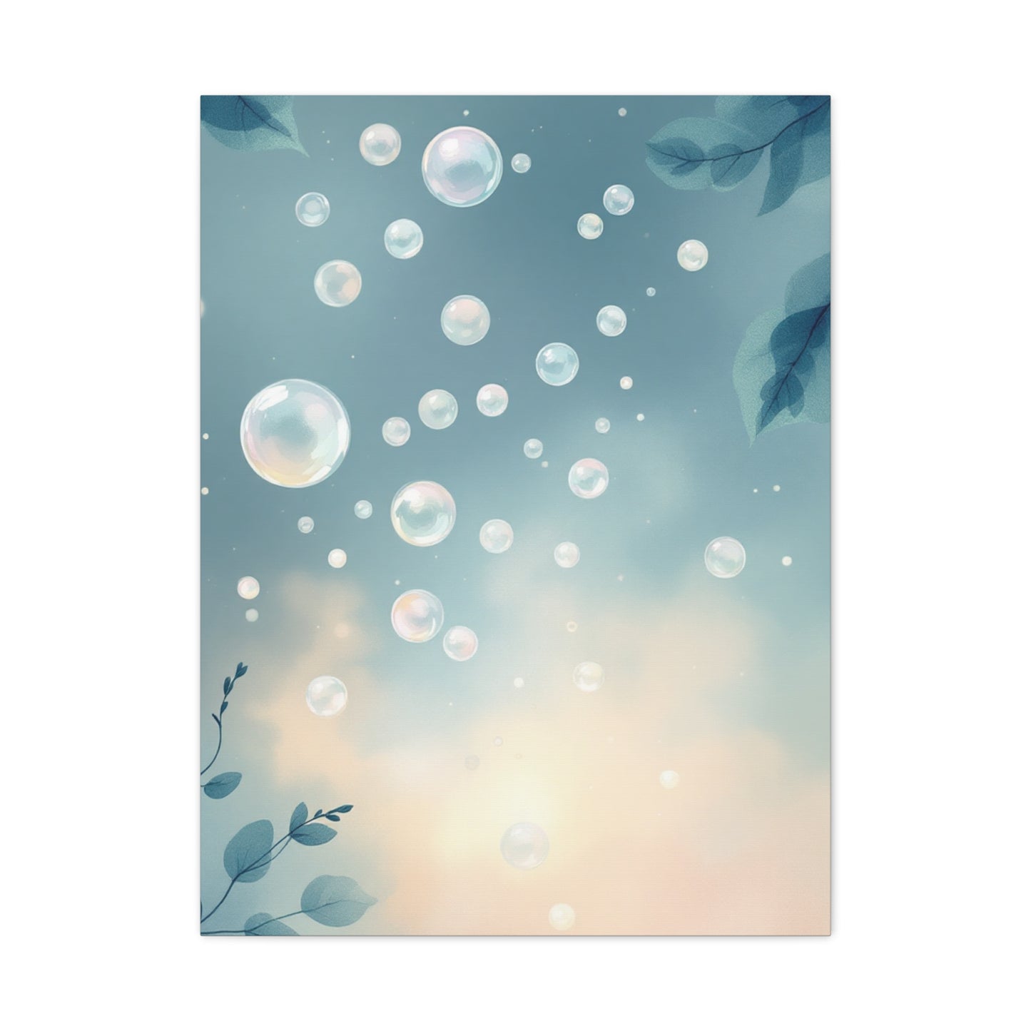 Floating Bubbles Tranquility Wall Art & Canvas Prints