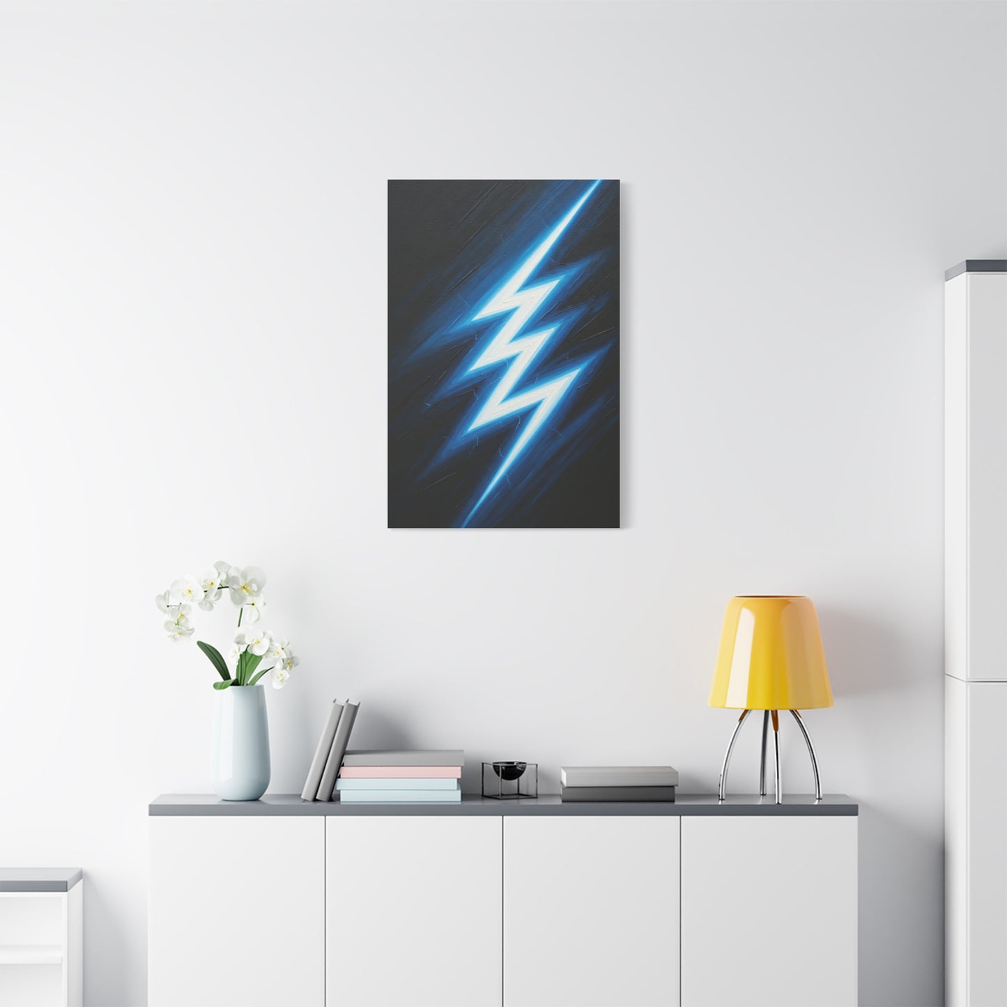 Electric Lightning Strike Abstract Wall Art & Canvas Prints
