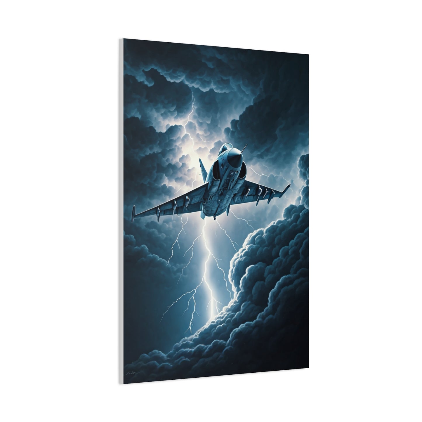 Lightning Strike Fighter Jet Wall Art & Canvas Prints