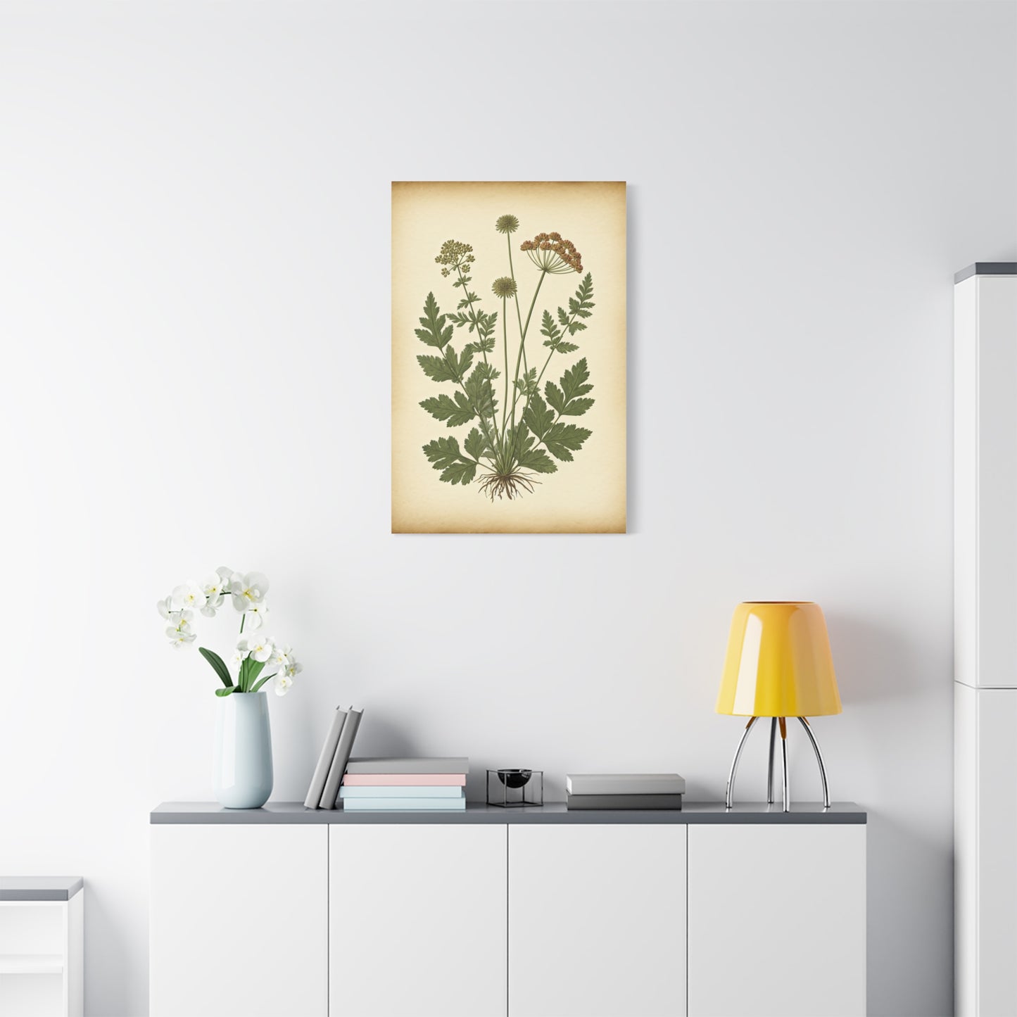 Antique Herbal Arrangement Wall Art & Canvas Prints