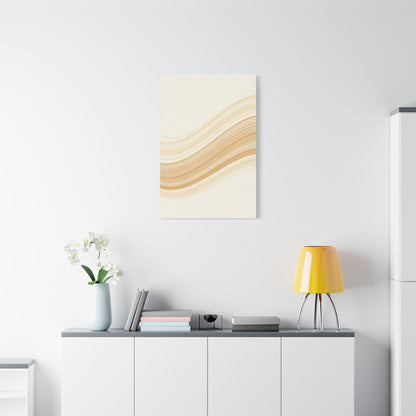 Golden Sand Flow Abstract Wall Art & Canvas Prints