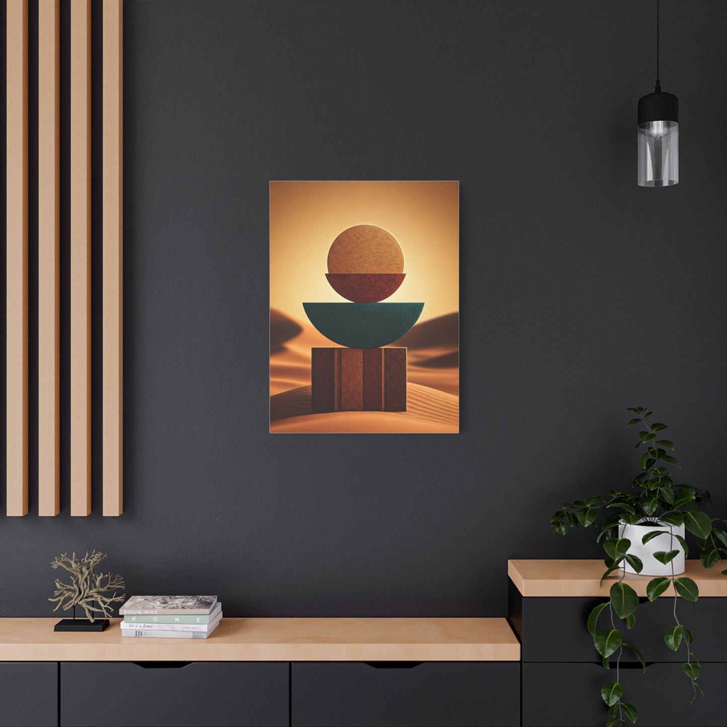 Desert Balance Geometry Wall Art & Canvas Prints