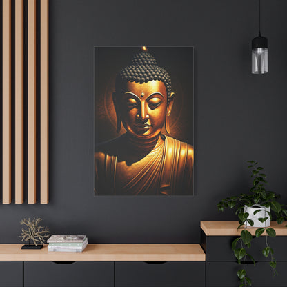 Candlelit Buddha Tranquility Wall Art & Canvas Prints