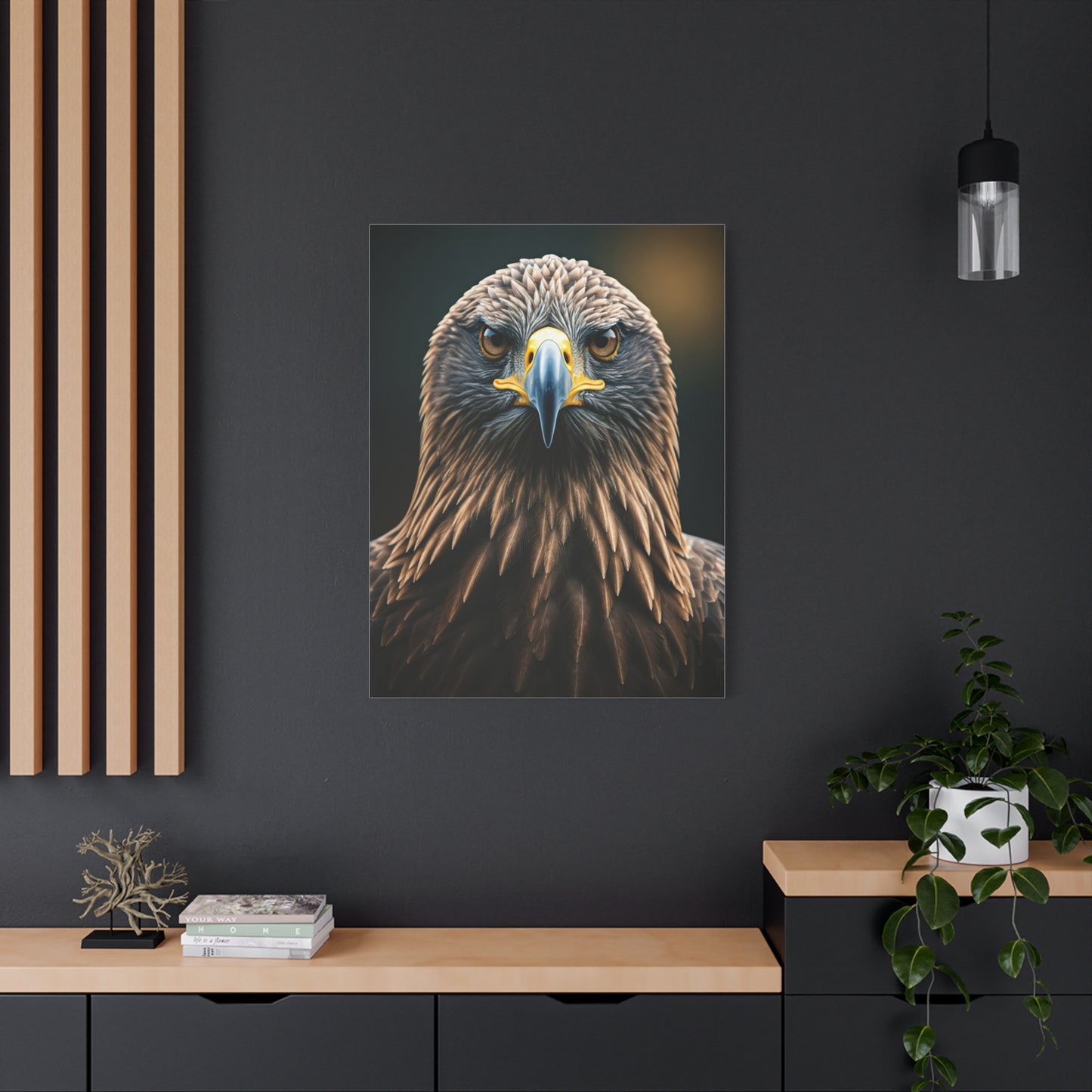 Intense Golden Eagle Close-Up Wall Art & Canvas Prints