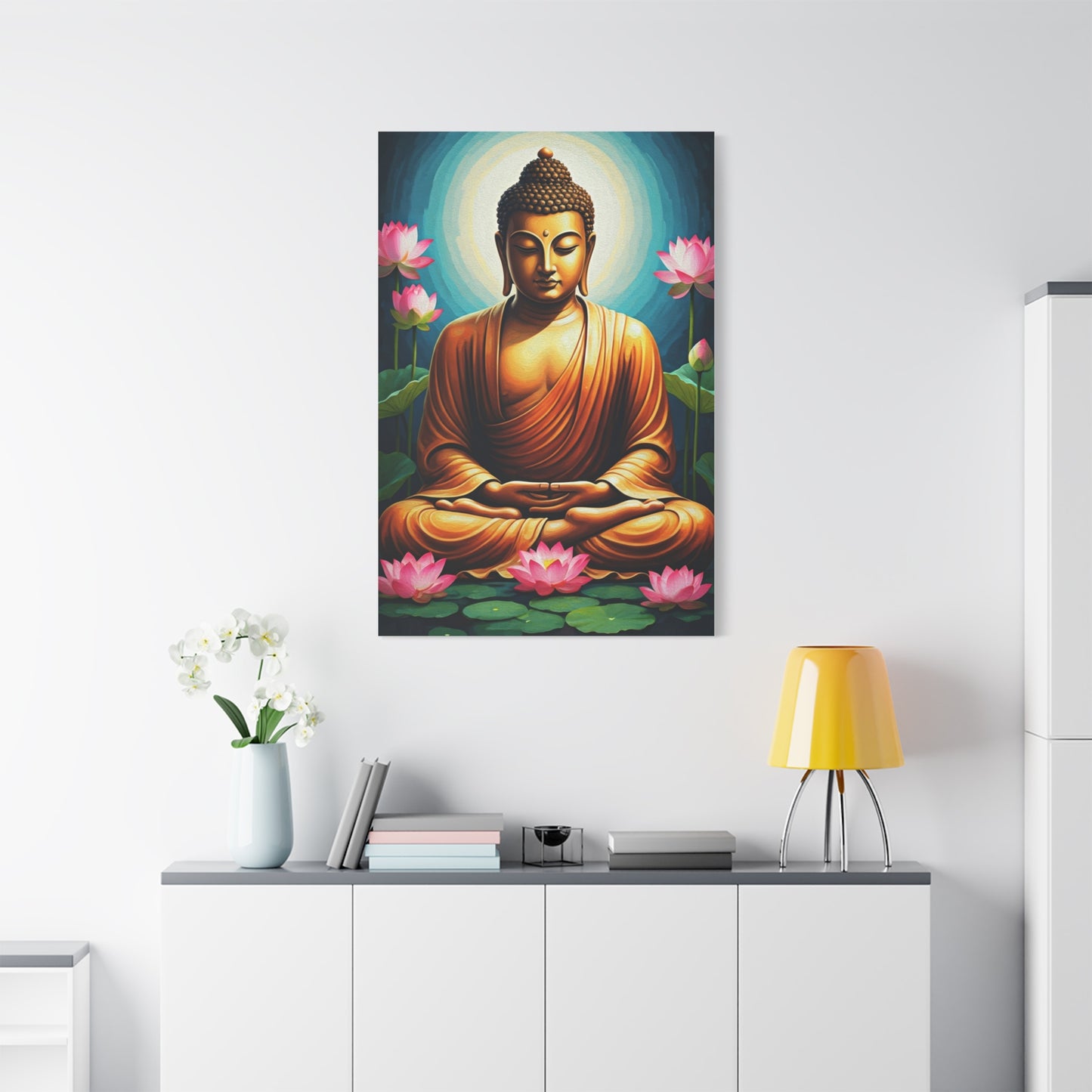 Lotus Meditation Buddha Artwork Wall Art & Canvas Prints