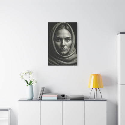 Veiled Woman with Calm Gaze Wall Art & Canvas Prints