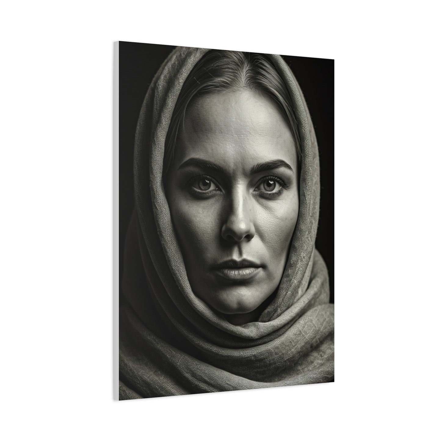 Veiled Woman with Calm Gaze Wall Art & Canvas Prints