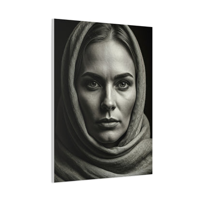 Veiled Woman with Calm Gaze Wall Art & Canvas Prints