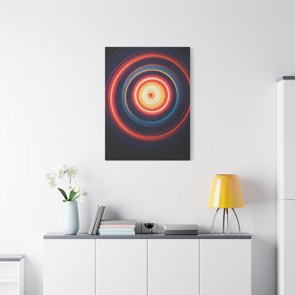 Radiant Circular Pulse Abstract Wall Art & Canvas Prints