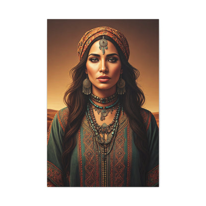 Tribal Grace Bohemian Queen Wall Art & Canvas Prints