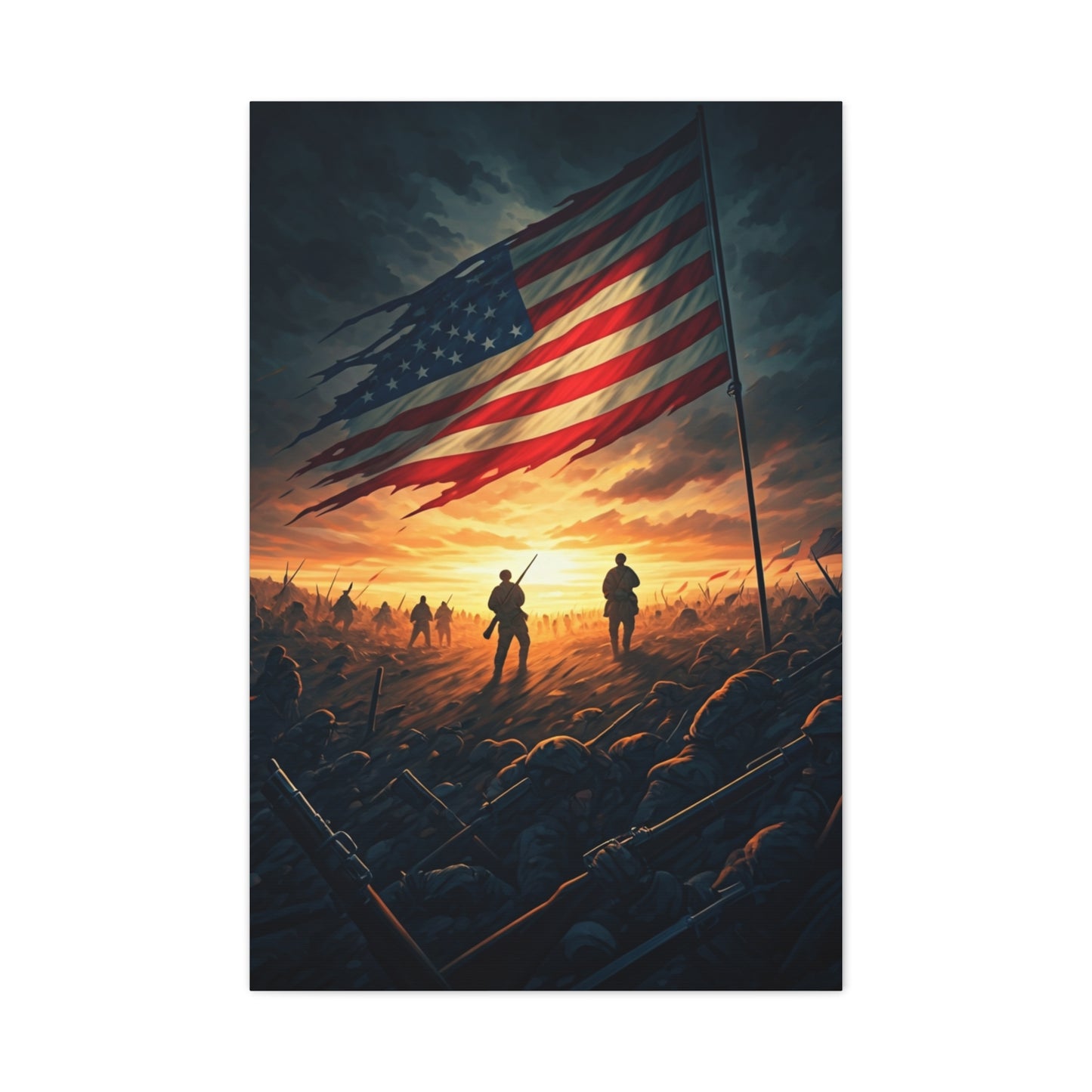 Battlefield Flag of Valor Wall Art & Canvas Prints.